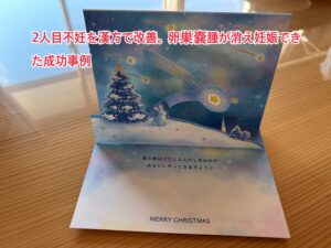2人目不妊を漢方で改善｜卵巣嚢腫が消え妊娠できた成功事例