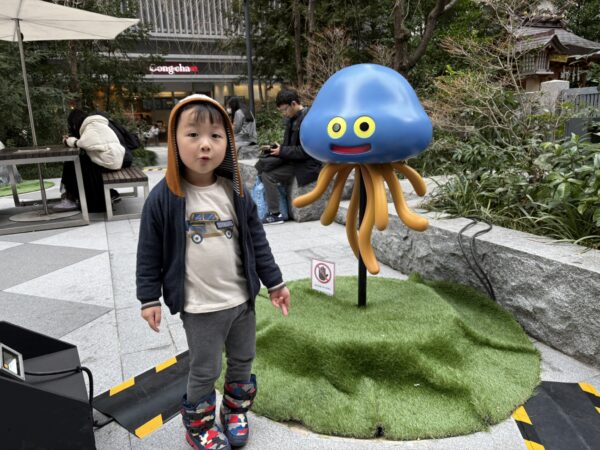 コレド室町での４歳の息子です。