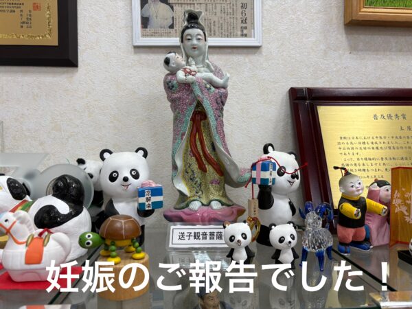 子宝・妊活を願う送子観音菩薩像