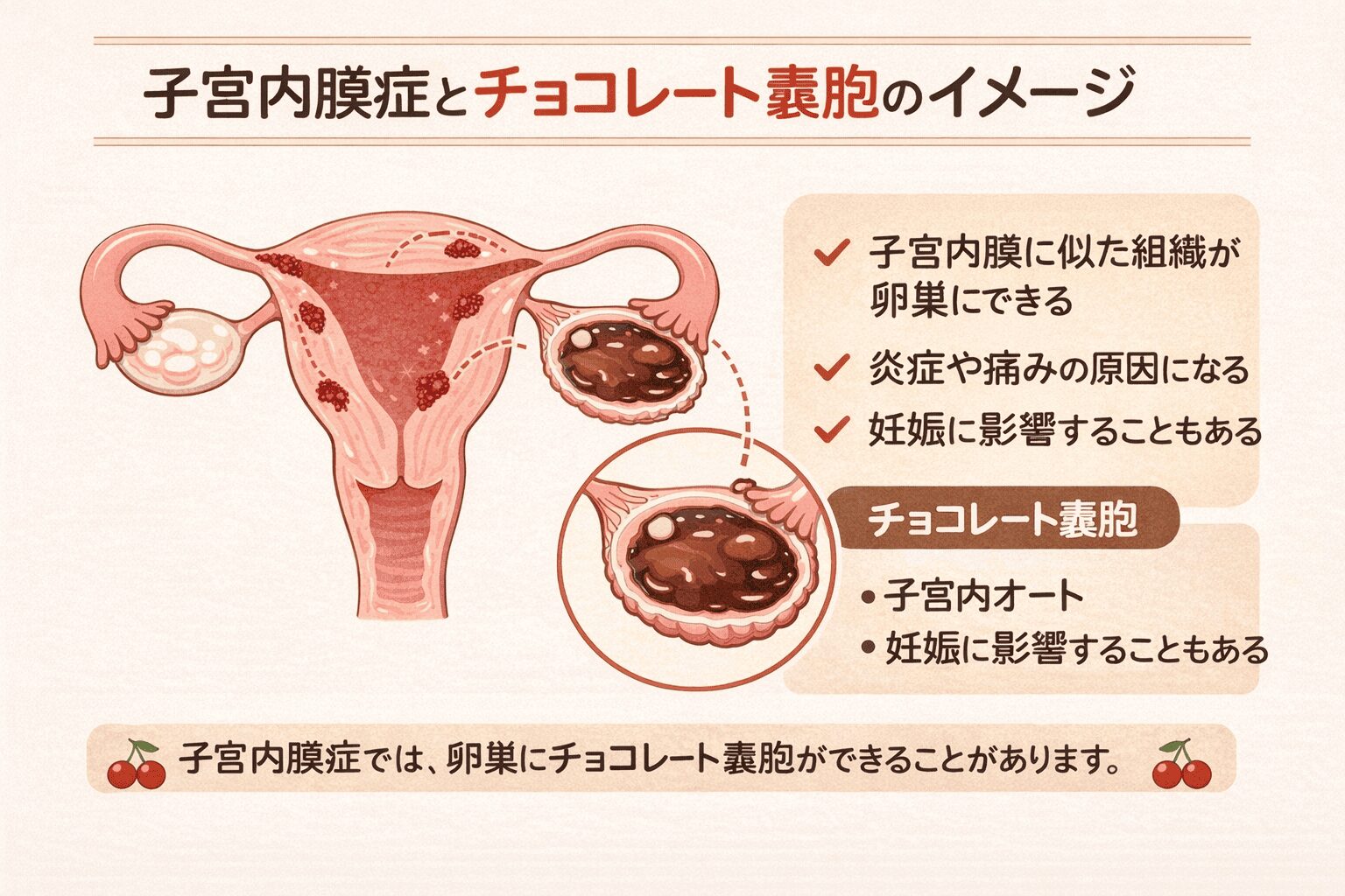子宮内膜症・チョコレート嚢胞でも出産へ|流産3回・体外受精(胚移植)成功例と漢方🍒 - 土屋薬局|山形県東根市の本格漢方相談|不調・痛み ...