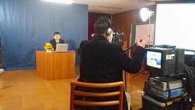 講演される陶先生